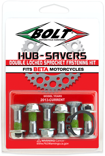 Bolt 020-00172 HS.BETA HUB-SAVERS DOUBLE LOCK SPROCKET FASTENRS BETA
