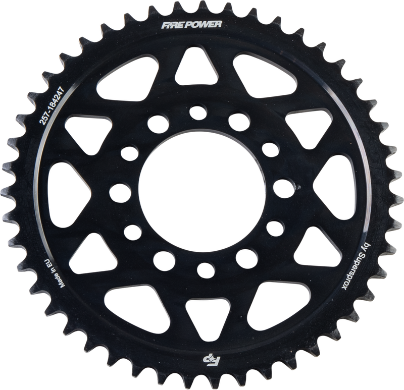 Fire Power 257-184247 FPS-1842-47- BLK REAR SPROCKET STEEL 47T BLK