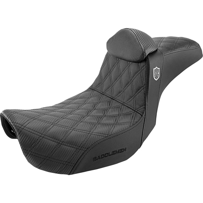 SADDLEMEN 0803-0630 SC80604DBKRT Pro Series SDC Performance Grip Seat - Gripper - Lumbar