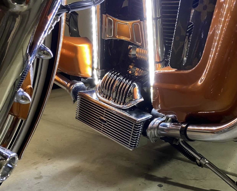 Ultracool Front Mount OIL Cooler TC Touring ` Chrome - RF-2SS For Harley Touring 2009-2016