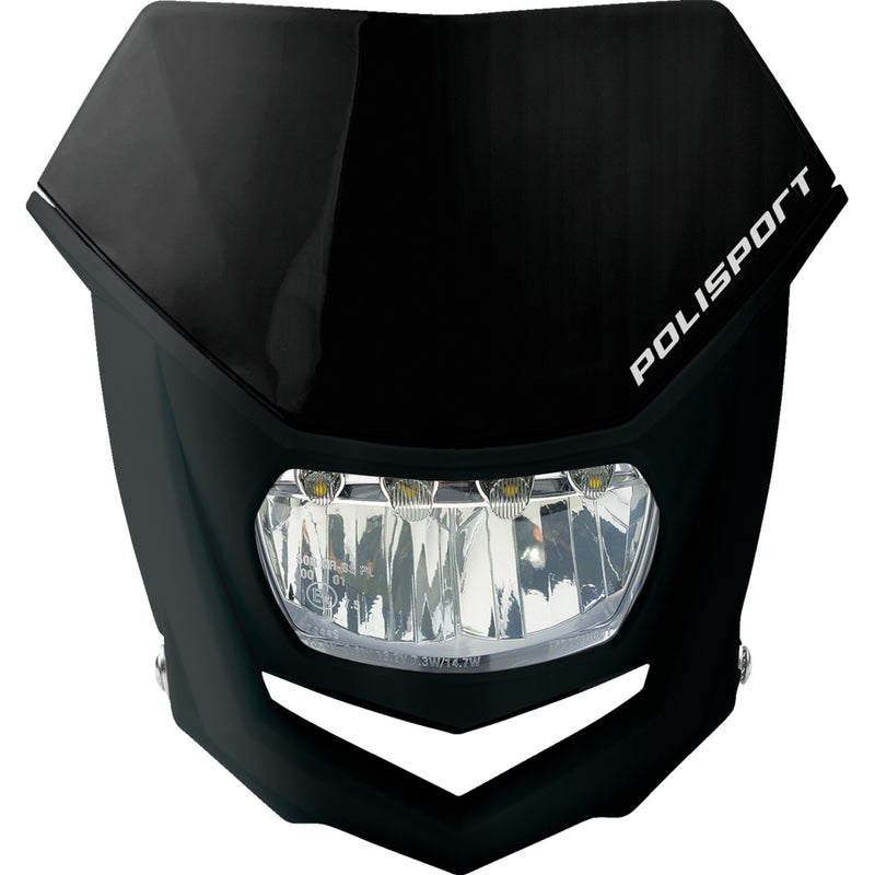 POLISPORT 2001-3110 8667100011 Halo LED Headlight Halo Headlight - LED - Black