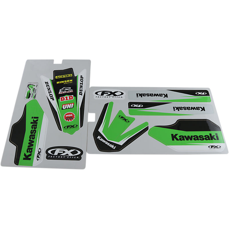 Factory Effex Graphic Kit - 22-50138 Kawasaki KX 450 / KX 250 2019-2024