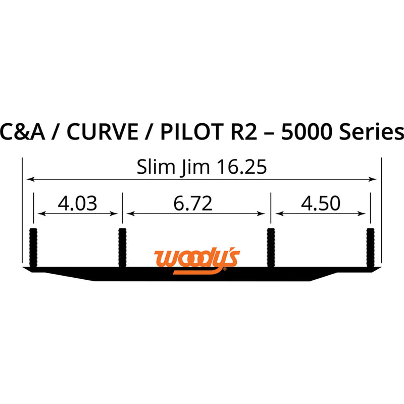 WOODY'S 4612-0303 DC6-5000 Dooly™ Runner 6" - 60°
