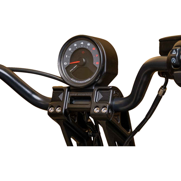 KODLIN USA 2210-0670 K61257 Gauge Bucket Fastback Speedometer Mount - For Fast Back Riser - Black - 3" x 3/8"