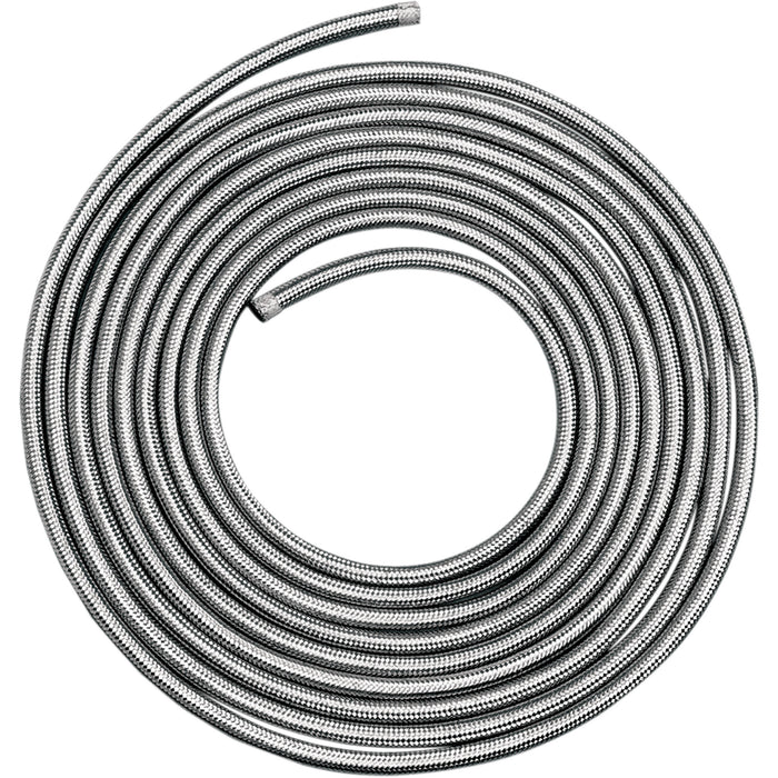 DRAG SPECIALTIES Stainless Steel Braided Hose Oil/Fuel - x
