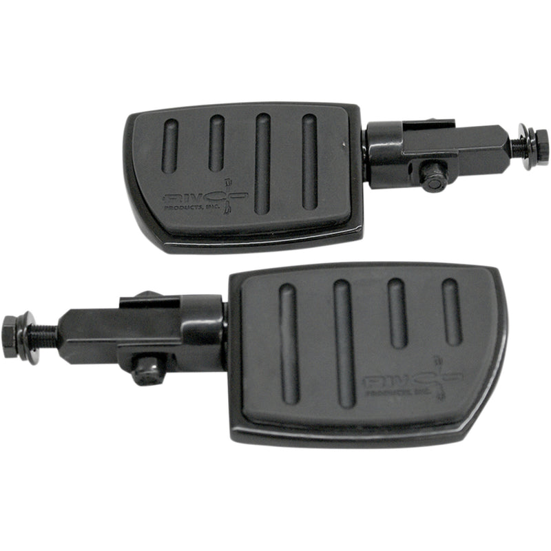 RIVCO PRODUCTS 1624-0326 PEGSWBK Flatfoot Pegs Flatfoot Wide Pegs - Black