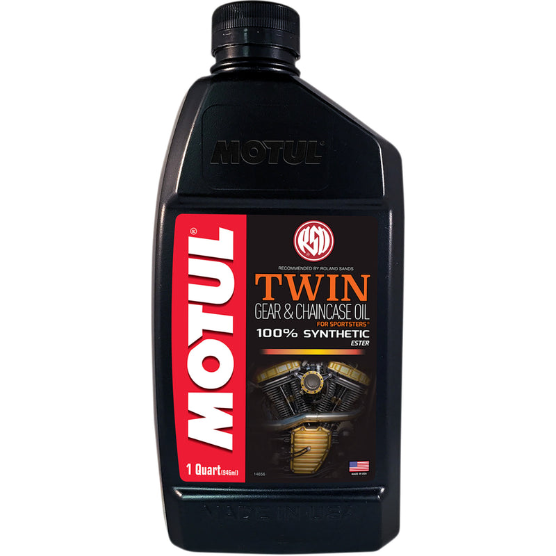 MOTUL 3604-0010 108063 V-Twin Gear and Chaincase Synthetic Oil V-Twin Synthetic Gear & Chaincase Oil - 1 U.S. quart