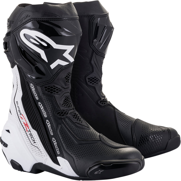 ALPINESTARS Supertech V Boots Black/White - US / EU