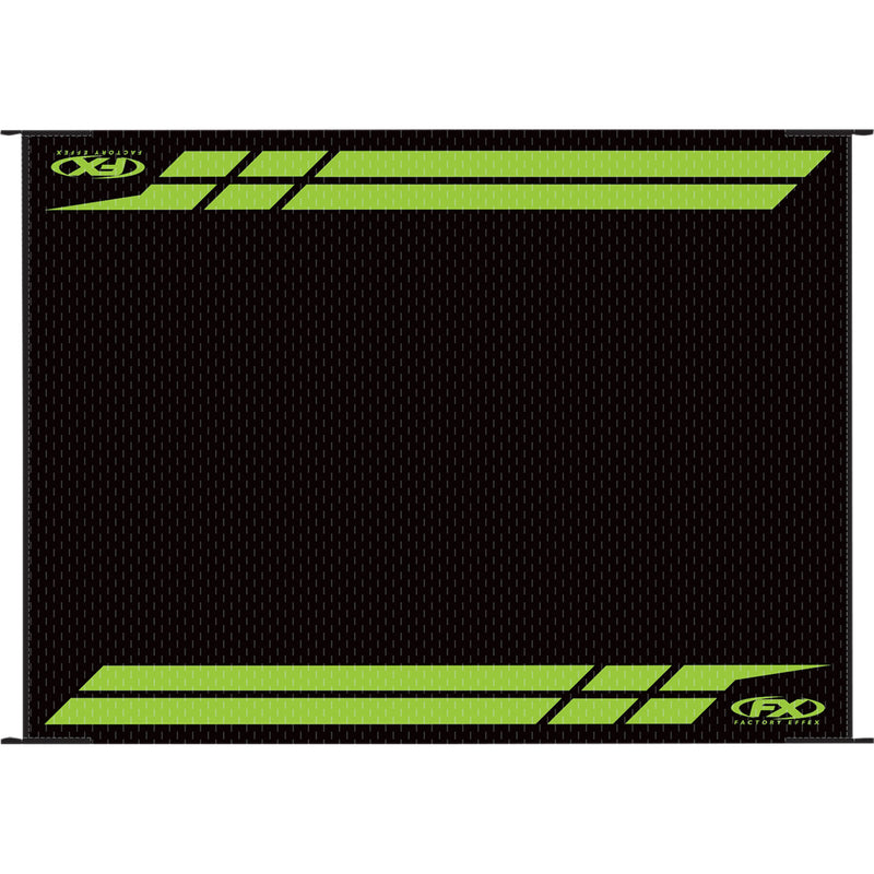 FACTORY EFFEX 9201-0078 22-45130 RV Mat black/green - kawasaki