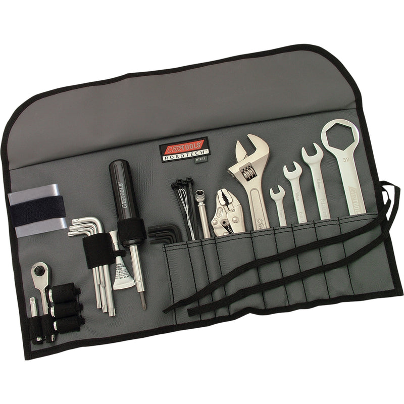 CRUZTOOLS 3812-0524 RTKT1 RoadTech™ KT1 Tool Kit for KTM/Husqvarna Tool Kit - Roll-Up - KTM/Husqvarna