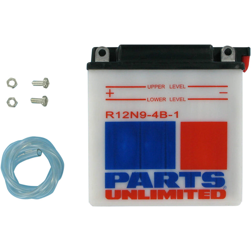 Parts Unlimited Battery - R12N9-4B-1 For Honda Motorcycles 1965-1979 | Aprilia 125 2009-2011