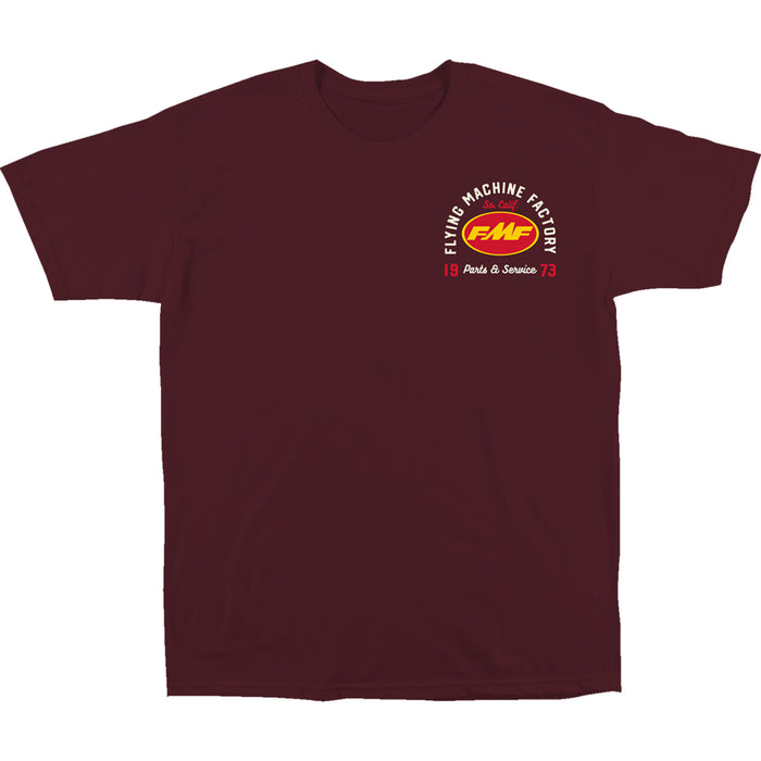FMF 3030-24295 FA24118902MRNMD Exhaust Supply T-Shirt maroon - medium