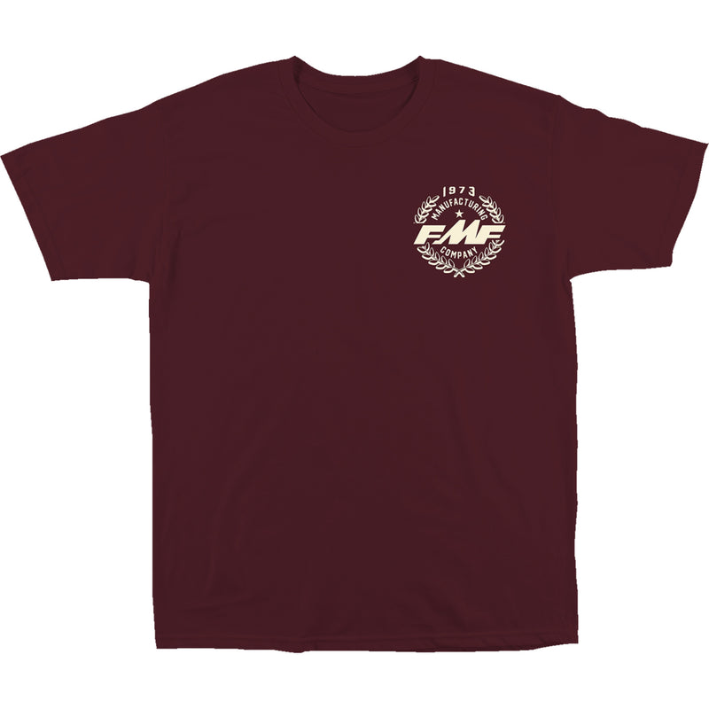 FMF 3030-24334 FA24118912MRNSM Fuel T-Shirt maroon - small