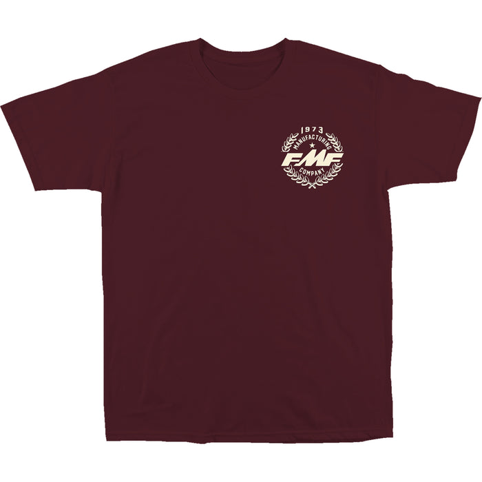 FMF 3030-24334 FA24118912MRNSM Fuel T-Shirt maroon - small