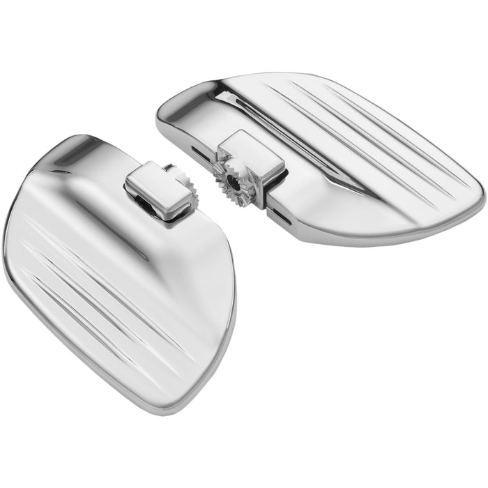 SHOW CHROME 1621-0968 41-185 Commander Passenger Floorboard Passenger Floorboards - Black - Spyder RT