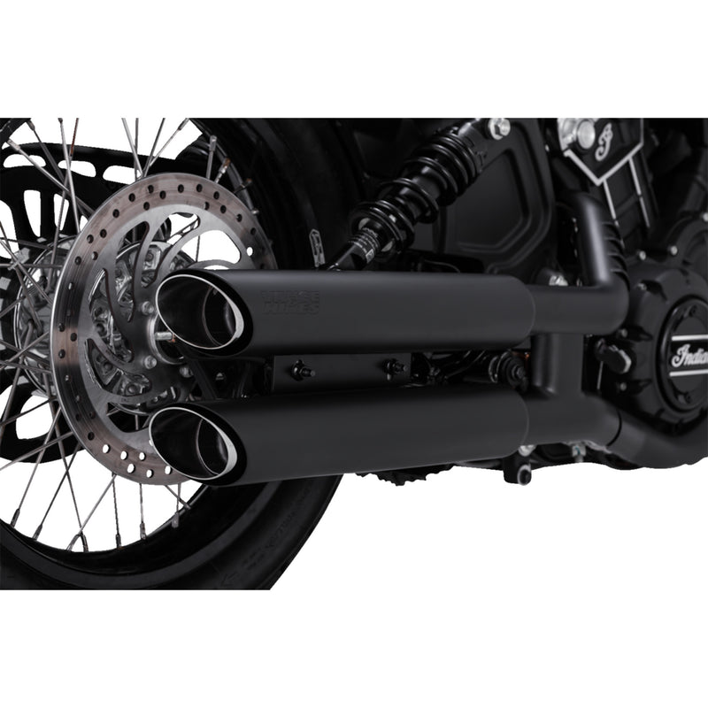Vance & Hines Twin Slash Muffler - 48323 For Indian Scout 2015-2022