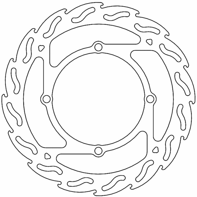 Moto-Master Flame Brake Rotor - 110287-PU Suzuki RMZ 450 / RMZ 250 / 450Z 2005-2019