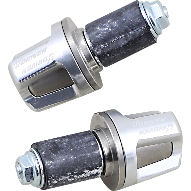 DRIVEN RACING 0634-0496 DBEW-RE-SI Revolt Bar Ends Bar Ends - Revolt - Silver