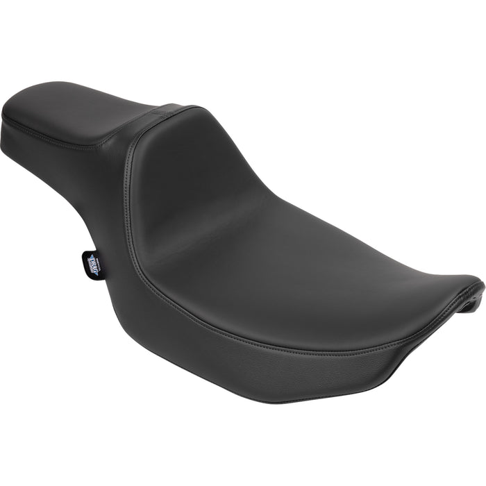 DRAG SPECIALTIES SEATS 0801-2062 Extended Reach Predator III Seat Extended Reach Predator III Set - Vinyl/Solar Leather - Smooth - FLT/FLH '23-'24