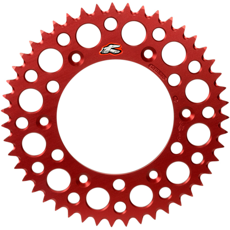RENTHAL 1211-0291 189U-420-55GRRD Rear Sprocket Sprocket - Honda - Red - 55 Tooth