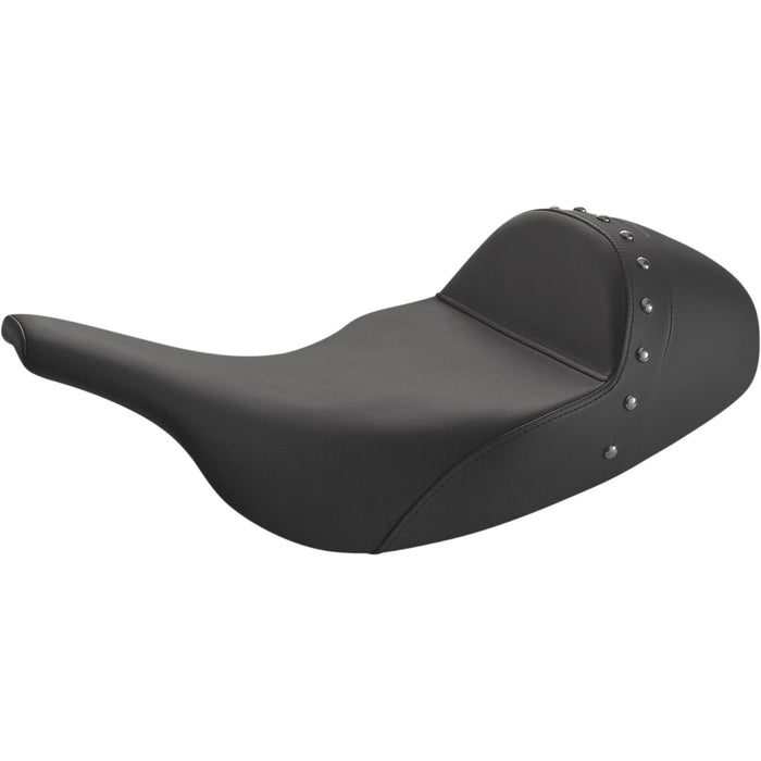 SADDLEMEN 0801-1342 897-07-0039 Solo Seat - Low - Studded - FLHT/FLTR '97-'07