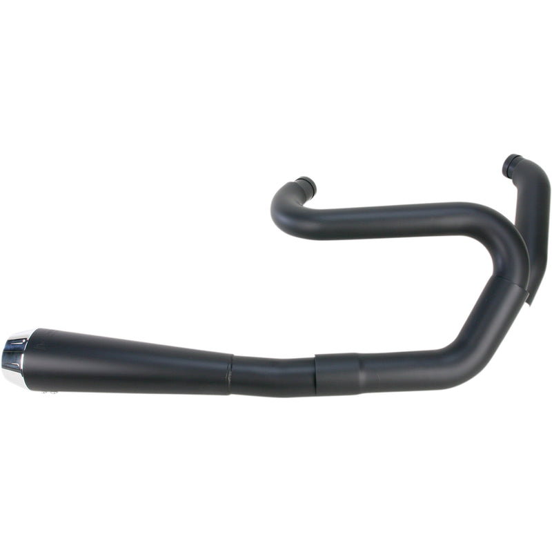 Bassani Xhaust Road Rage 2-Into-1 Exhaust System - 1D5250B For Harley Dyna 1991-2017