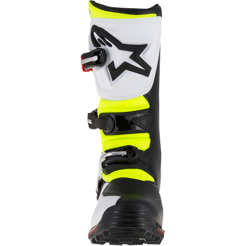 ALPINESTARS Tech-T Boots White/Red/Yellow - Fluorescent/Black US