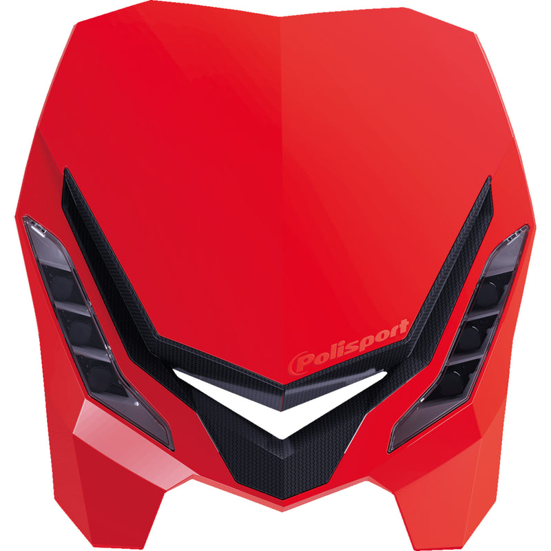 POLISPORT 2001-2449 8670800004 E-Blaze LED Headlight red/black
