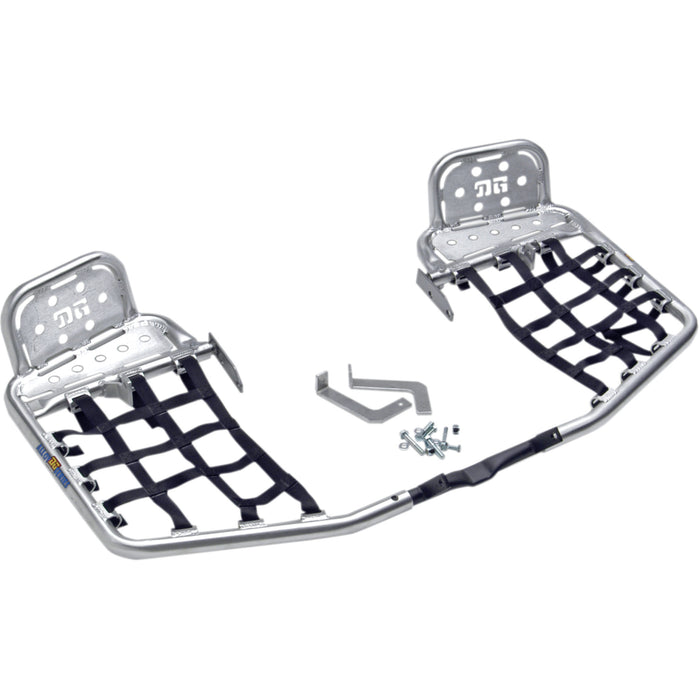 DG PERFORMANCE 0530-0137 607-6130 Heel Guard Nerf Bars Heel Guard Nerf Bar- With Black Webbing - Suzuki/Kawasaki