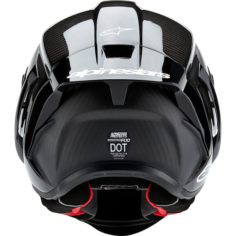 ALPINESTARS Supertech R10 Helmet Solid - Carbon Black