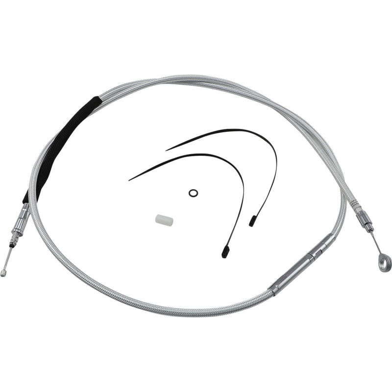 Magnum Shielding High-Efficiency Braided Sterling Chromite II® Clutch Cable /16" - 322812 For Harley Motorcycles 2006-2024