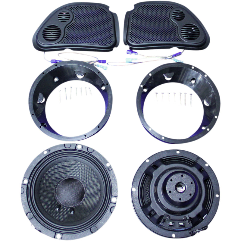J & M Rokker® Speaker - HR13-6712GTMXXR For Harley Road Glide 1998-2013