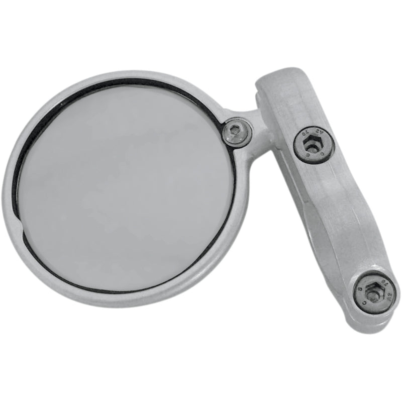 CRG 0640-0440 BS-201 Blindsight Bar End Mirror Mirror - Blindsight - Side View - Round - Chrome