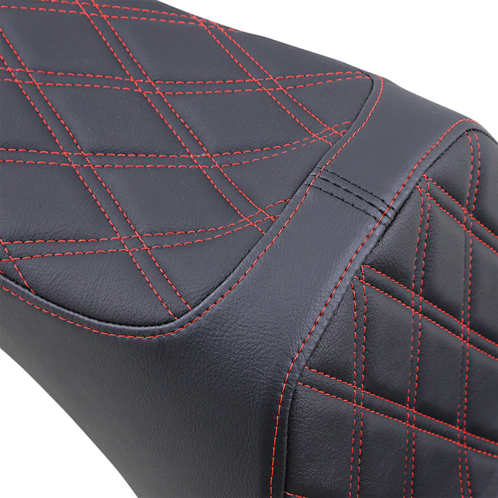 DRAG SPECIALTIES Predator III Seat - Black Softail '06-'17