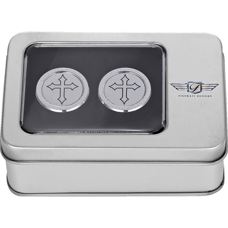 FIGURATI DESIGNS 3550-0359 FD41-DC-2730-SS Docking Covers cross - silver