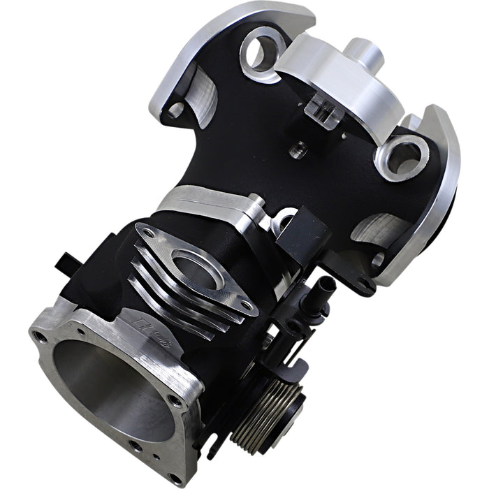HORSEPOWER, INC 1022-0243 HPI-55D1-16B Big Bore Throttle Body - Black - 55 mm - Twin Cam