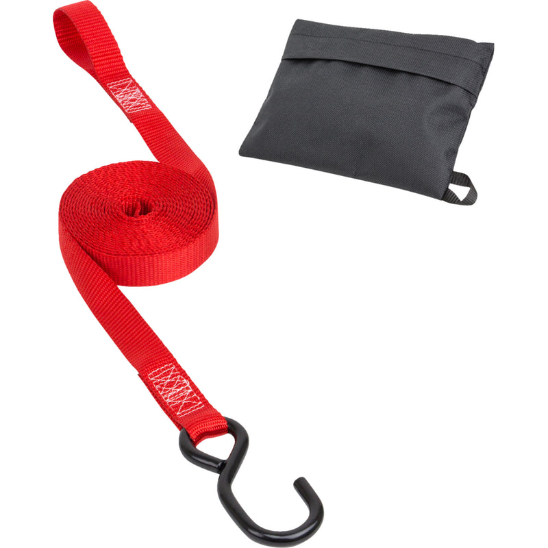 POWERTYE MFG. 3920-0368 41151-P Tow Strap with Pouch Tow Strap - With Pouch - 1" x 15'