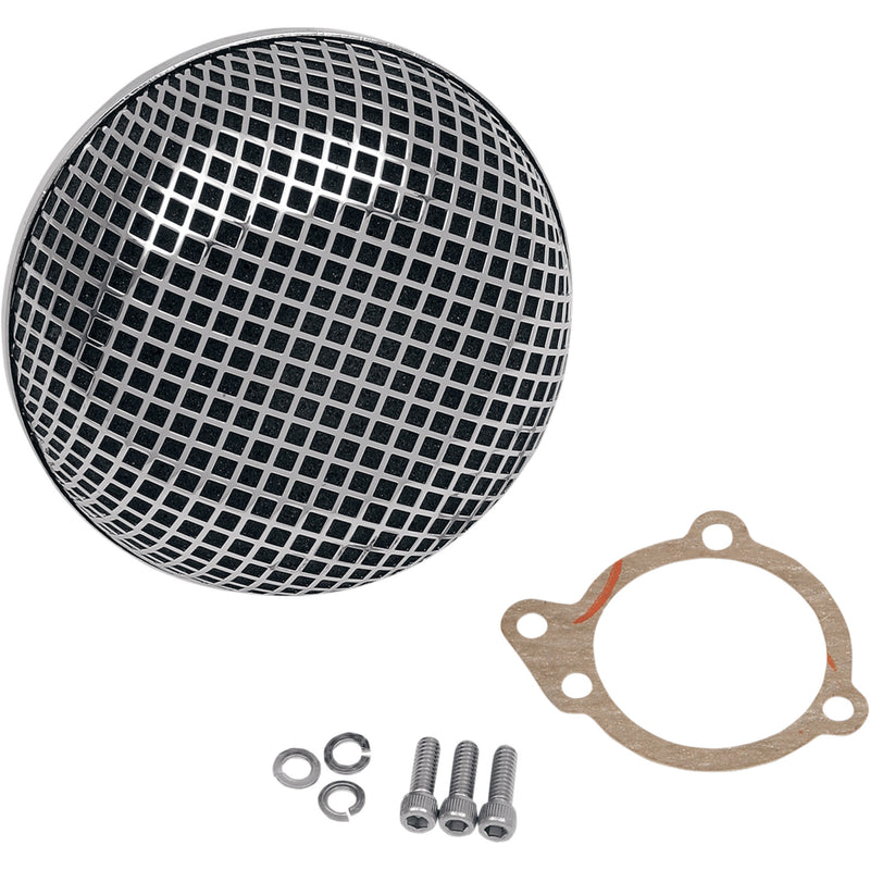 Drag Specialties For CV Carburetors Retro Air Cleaner - 1010-0191 For Harley Motorcycles 1988-2017