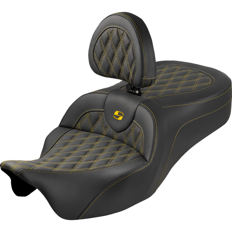 Saddlemen Roadsofa™ Seat - 808-07B-182SB7 For Harley Touring 2008-2025