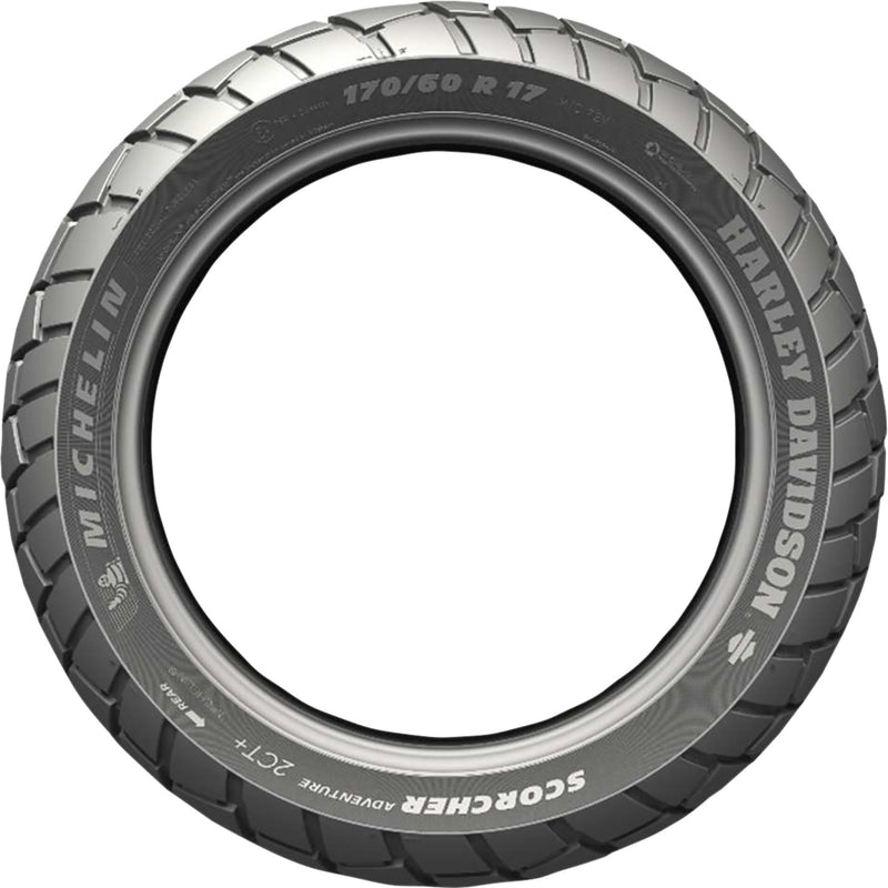 MICHELIN 0317-0663 06587 Scorcher Adventure Tire Tire - Scorcher Adventure - Rear - 170/60R17 - 72V
