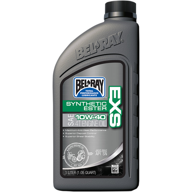 BEL-RAY 3601-0332 99161-B1LW EXS Synthetic Ester 4T Engine Oil EXS Synthetic 4T Oil - 10W-40 - 1L