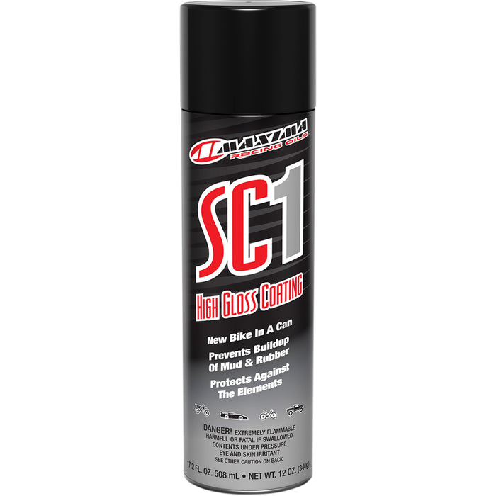 MAXIMA RACING OIL 3706-0066 78920 SC1 High Gloss Coating - Silicone Detailer SC1 Detailer - 12 oz. net wt. - Aerosol