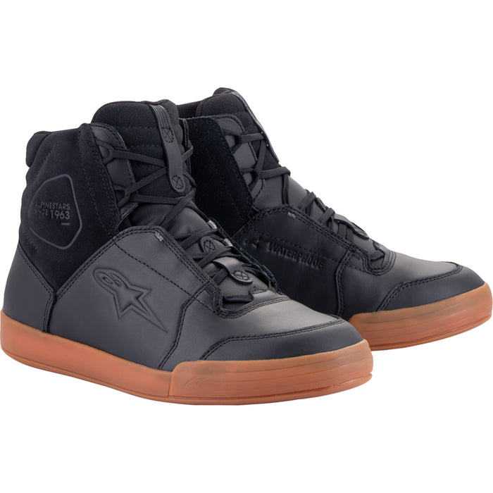 ALPINESTARS 3405-3200 254312311898 Chrome Waterproof Shoes Chrome Shoes - Waterproof - Black/Brown - US 8