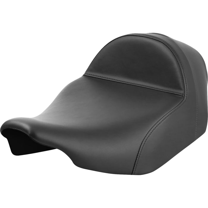 SADDLEMEN 0801-1898 823-07E-0040 Plain Solo Seat - Extended Reach - FLT/FLH '23-'24