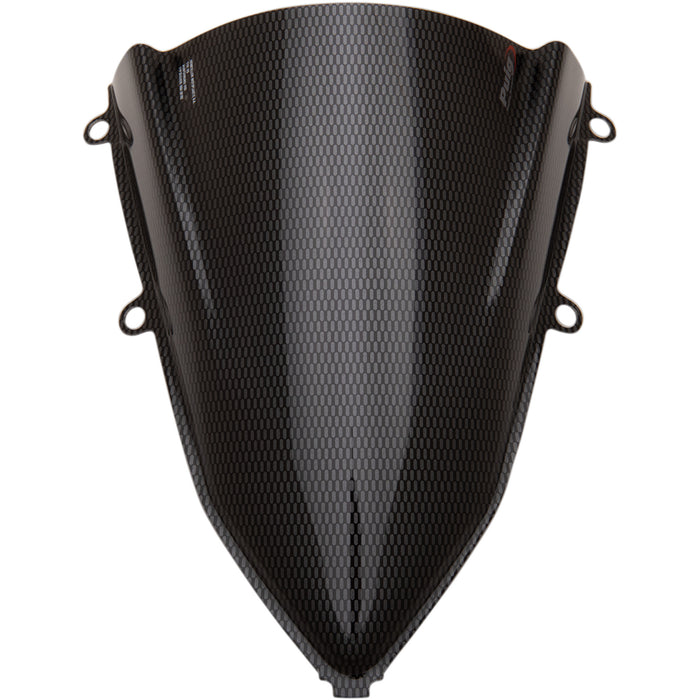 PUIG HI-TECH PARTS 2301-2848 3568C Z-Racing Windscreen Race Windscreen - 13-1/4" - Carbon - CBR650R