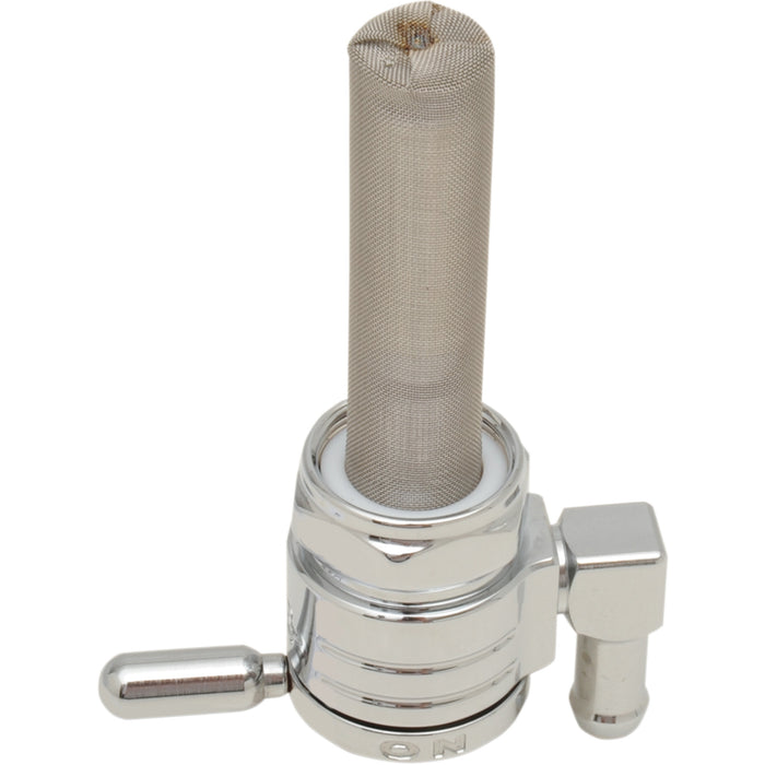 GOLAN PRODUCTS 0705-0020 76-312D-CS "Click-Slick" Fuel Petcock — 22 mm "Click-Slick" Fuel Petcock - Downward - Chrome - 22mm
