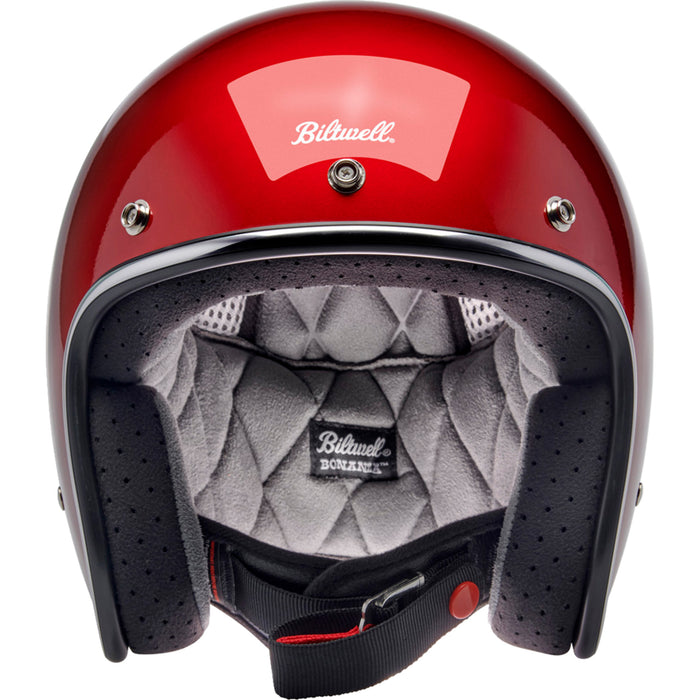 BILTWELL Bonanza Helmet Metallic - Cherry Red