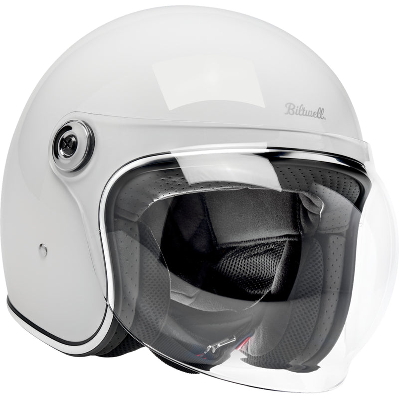 BILTWELL Tahoe™ Solid Helmet - Gloss White