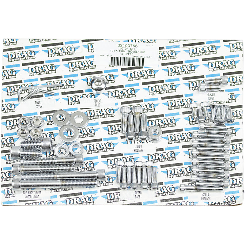 Drag Specialties Bolt Kit - DS-190766 For Harley Motorcycles 1977-1984