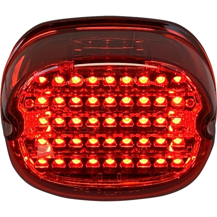 CUSTOM DYNAMICS 2010-1433 CD-TL-NW-R Low Profile LED Taillight - No Window - Red